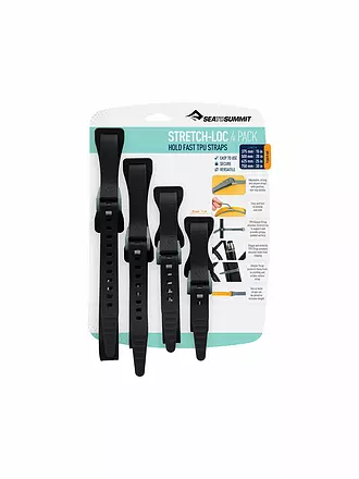 SEA TO SUMMIT | Sistema de fijación multifunción Stretch-Loc TPU (paquete de 4) | 